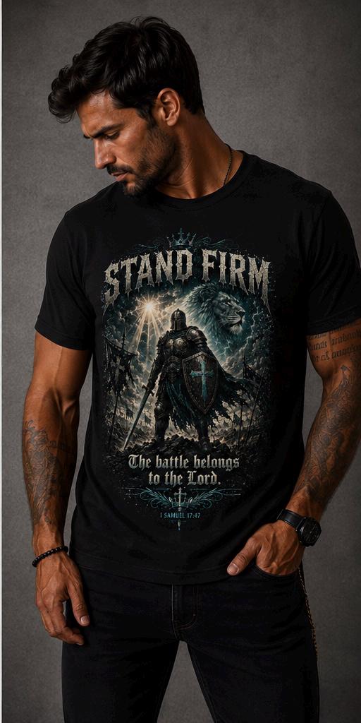 Stand Firm Christian Warrior T-Shirt