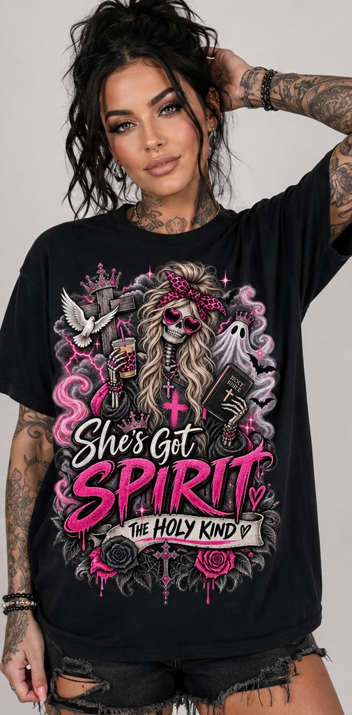 She’s got spirit-the Holy kind Christian tee