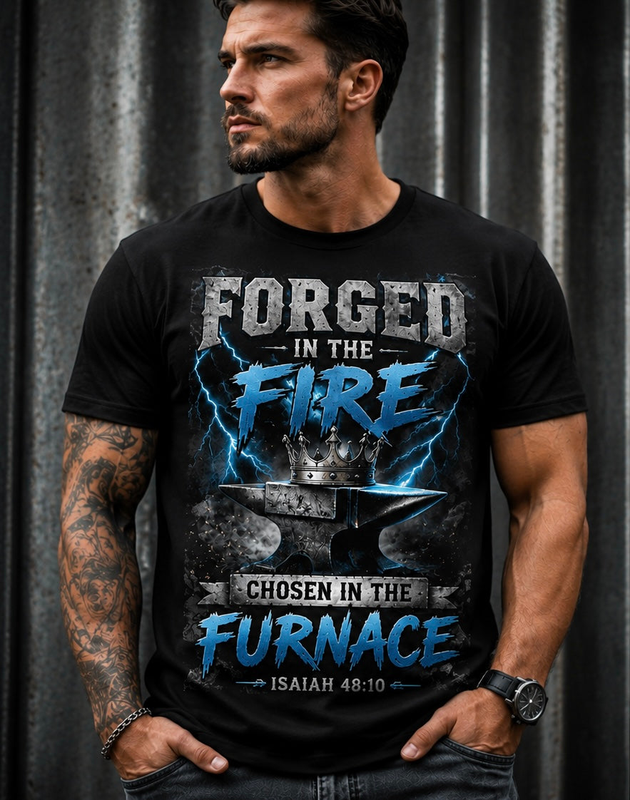 Forged in the Fire Christian tee