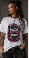 The Battle Belongs to the Lord Christian Warrior T-Shirt