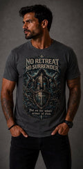 No Retreat, No Surrender Christian Warrior T-Shirt