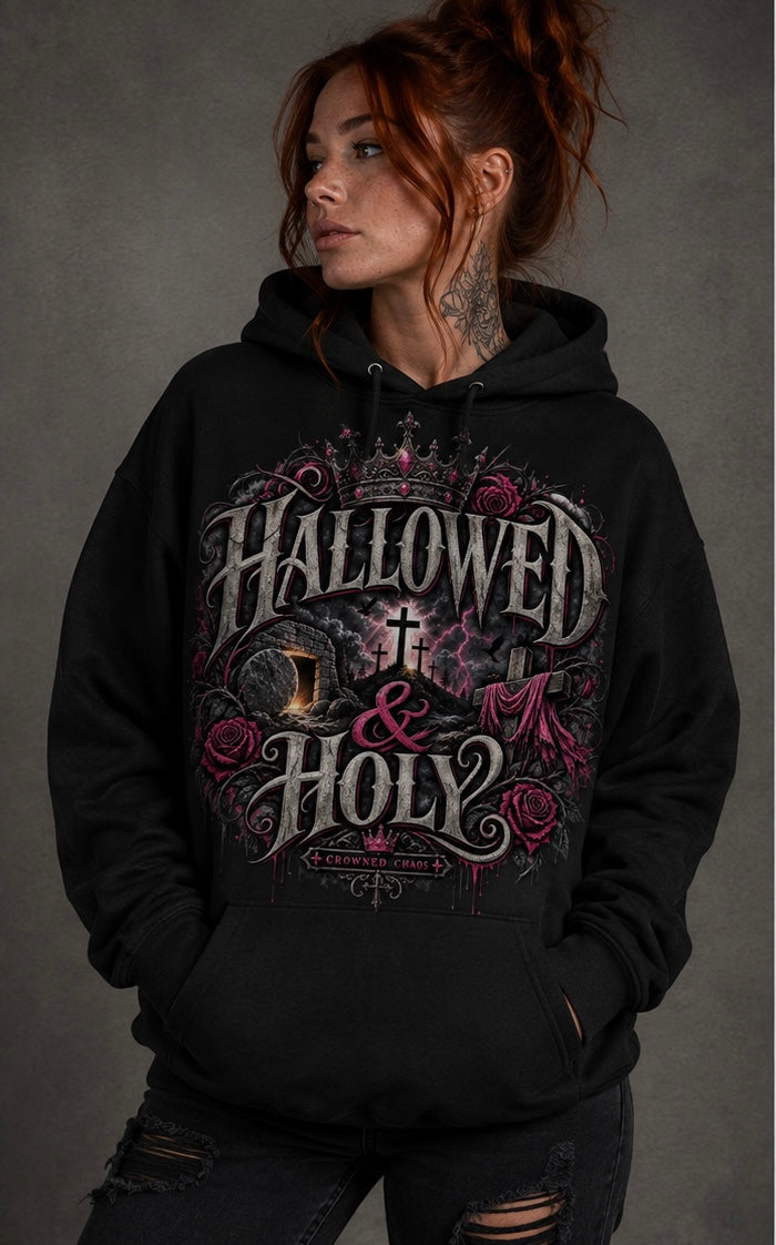 Hallowed & Holy Christian hoodie