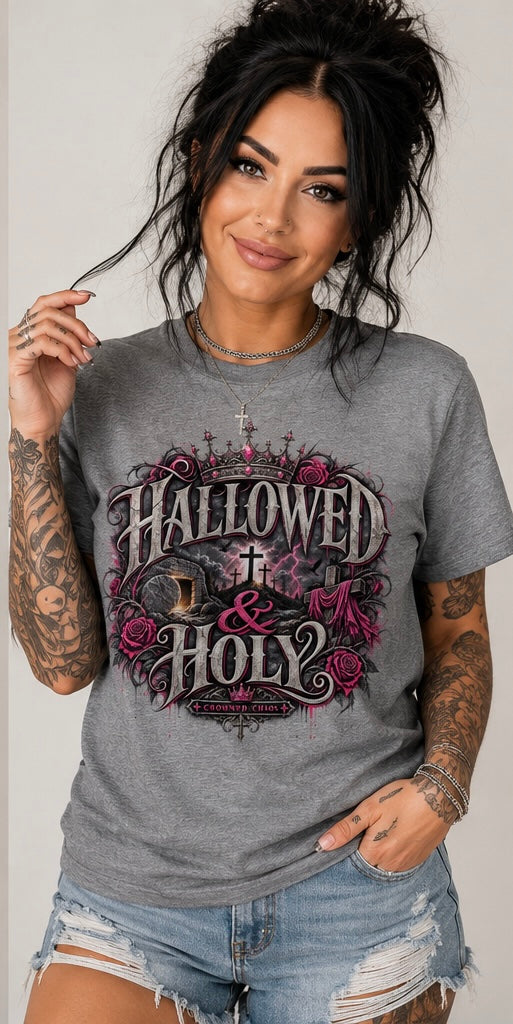 Hallowed & Holy Christian tee shirt