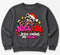 Nice-ish youth Christmas sweatshirt