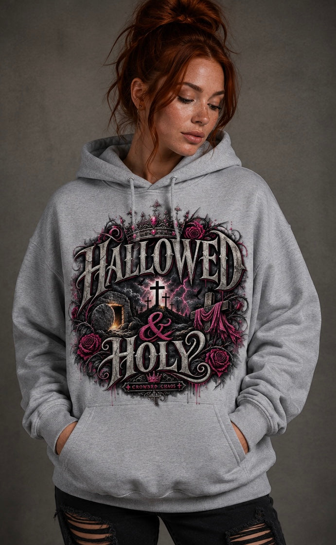 Hallowed & Holy Christian hoodie