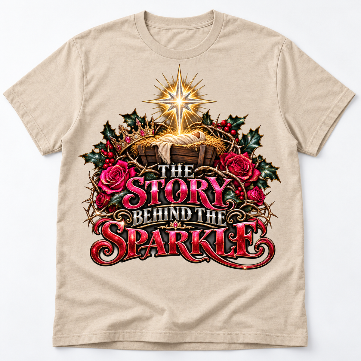 The Story Behind the Sparkle Christmas T-Shirt | Faith-Based Holiday Tee