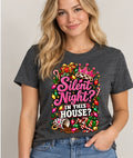 Silent Night? In This House? Christmas Graphic T-Shirt
