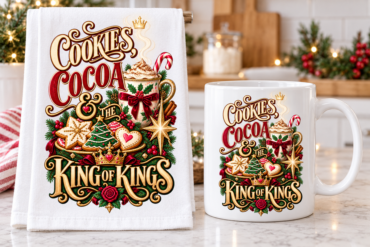 Kitchen Towel and Mug Set - Christmas