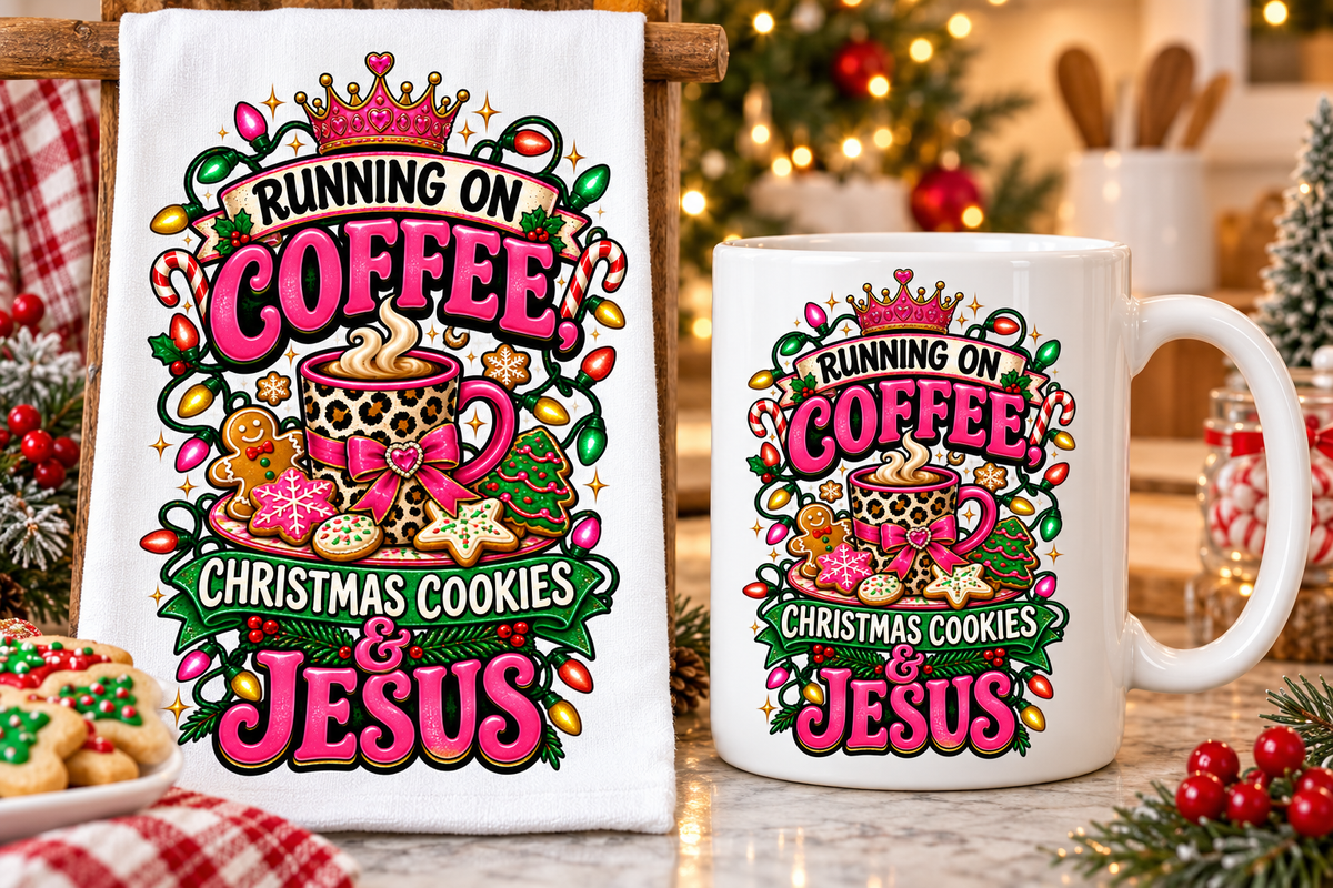 Kitchen Towel and Mug Set - Christmas