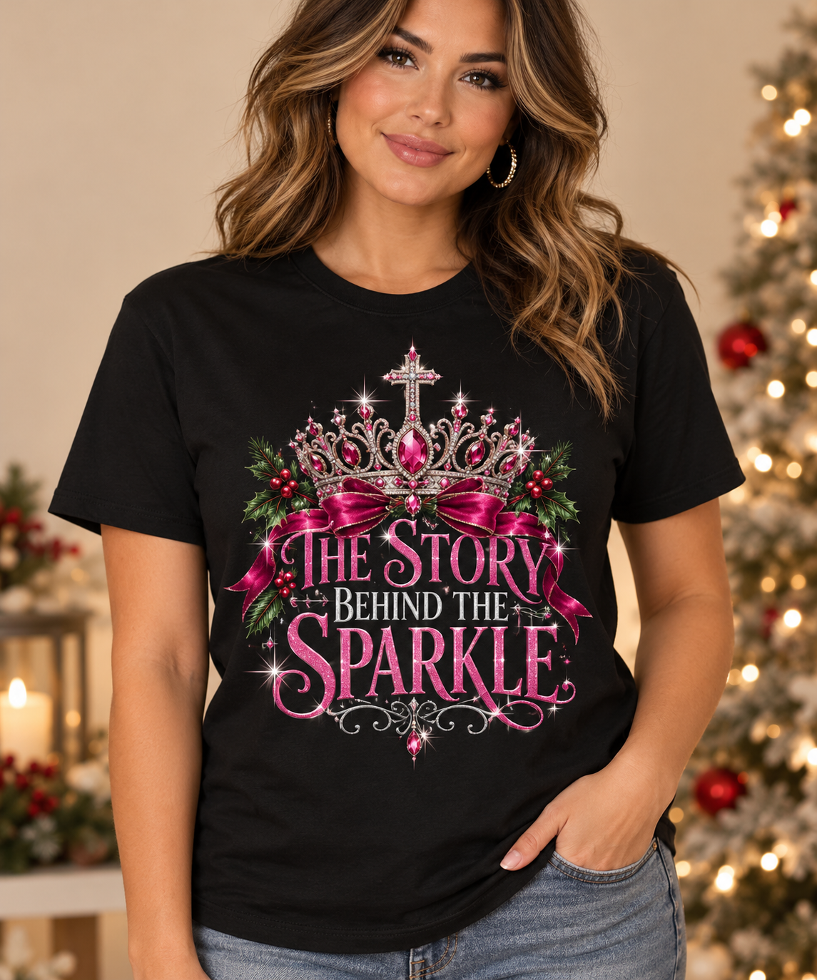 The Story Behind the Sparkle Christmas T-Shirt | Faith-Based Holiday Tee