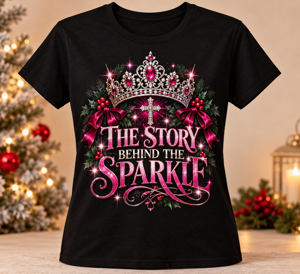 The Story Behind the Sparkle Christmas T-Shirt | Faith-Based Holiday Tee