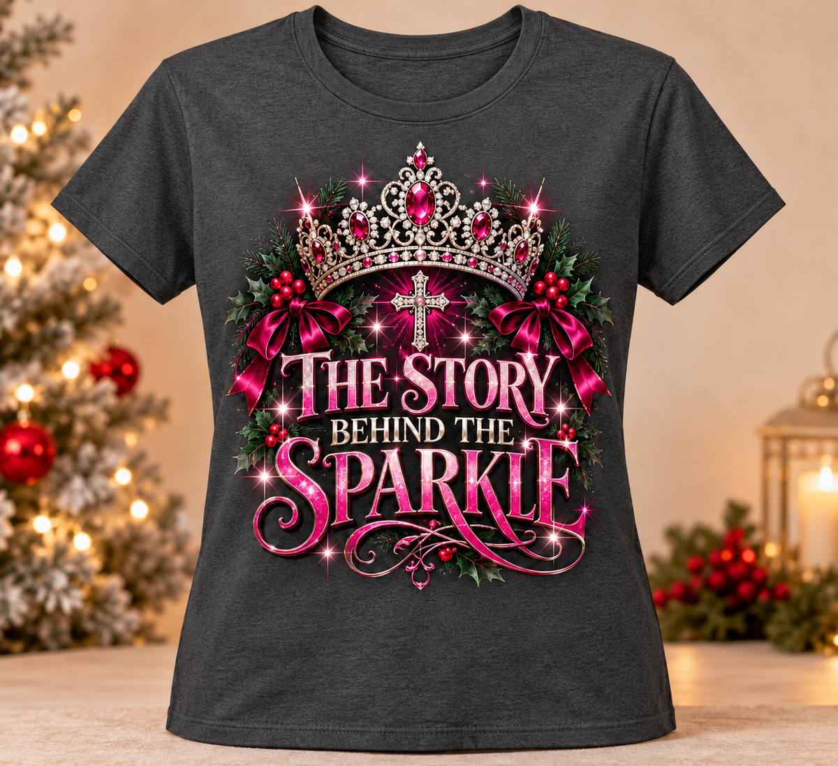 The Story Behind the Sparkle Christmas T-Shirt | Faith-Based Holiday Tee