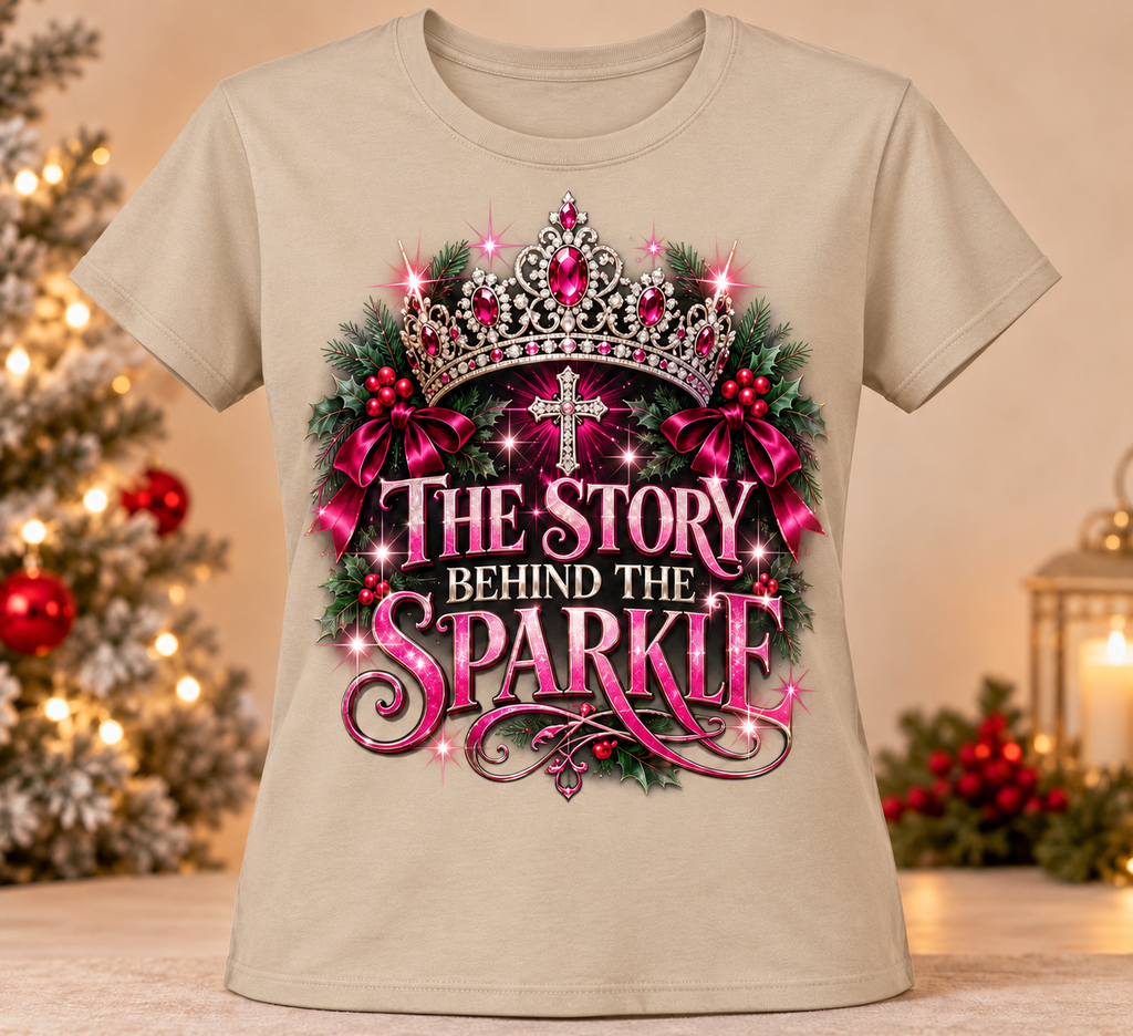 The Story Behind the Sparkle Christmas T-Shirt | Faith-Based Holiday Tee