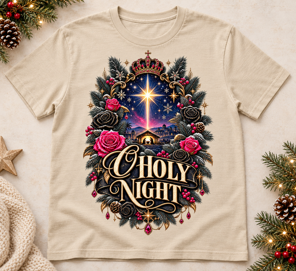 O Holy Night Christmas T-Shirt