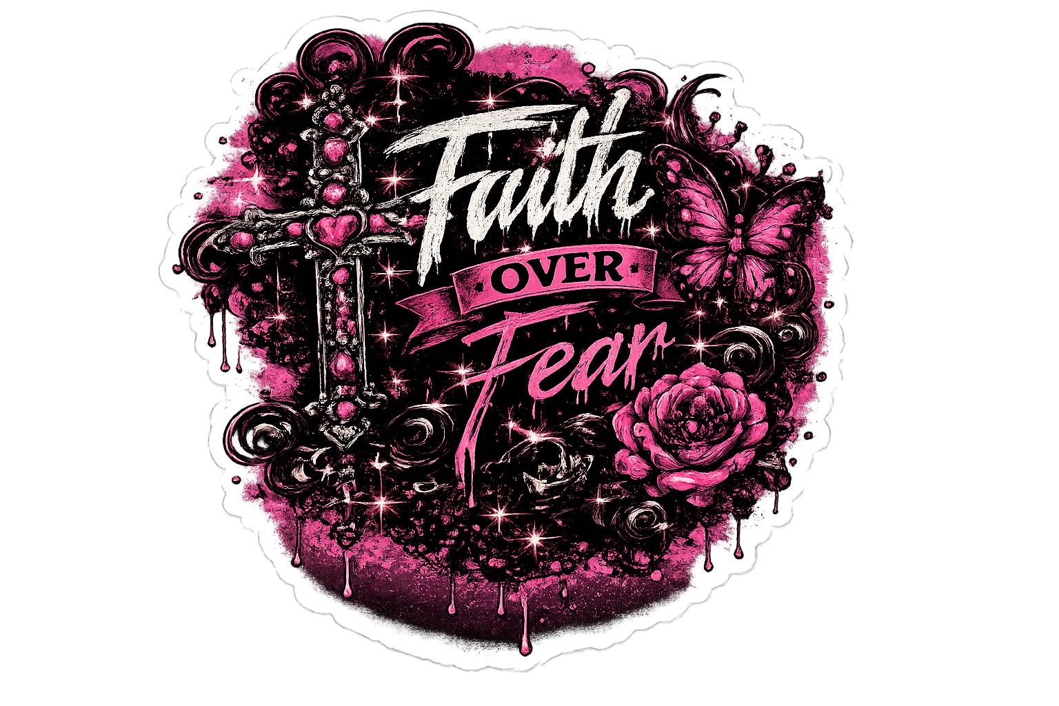 Faith over Fear sticker