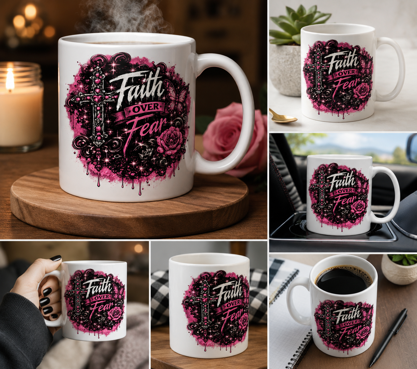 Faith over Fear 11 oz mug