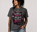 Covered by tattoos, dog hair, and the blood of Jesus T-shirt