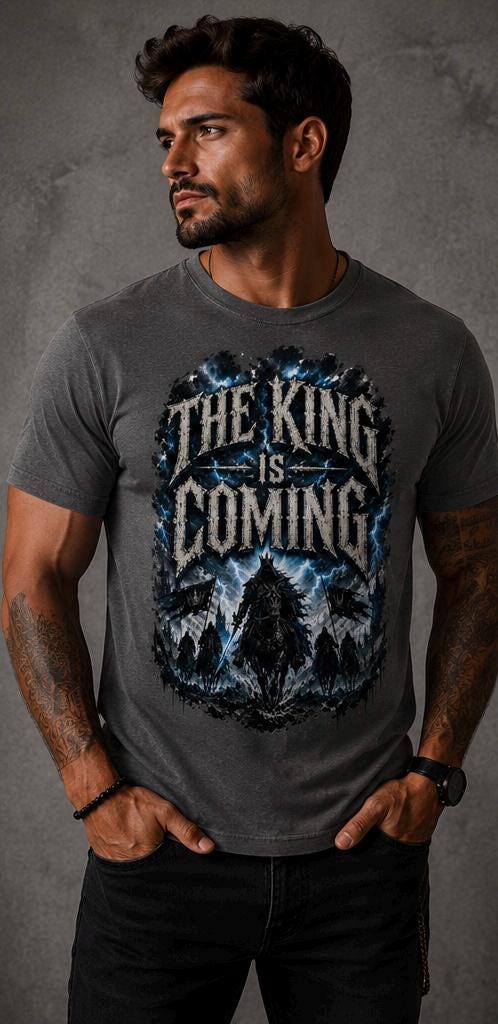 The King is Coming Christian Tee Shirt