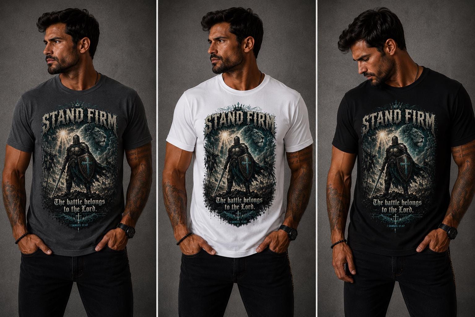 Stand Firm Christian Warrior T-Shirt