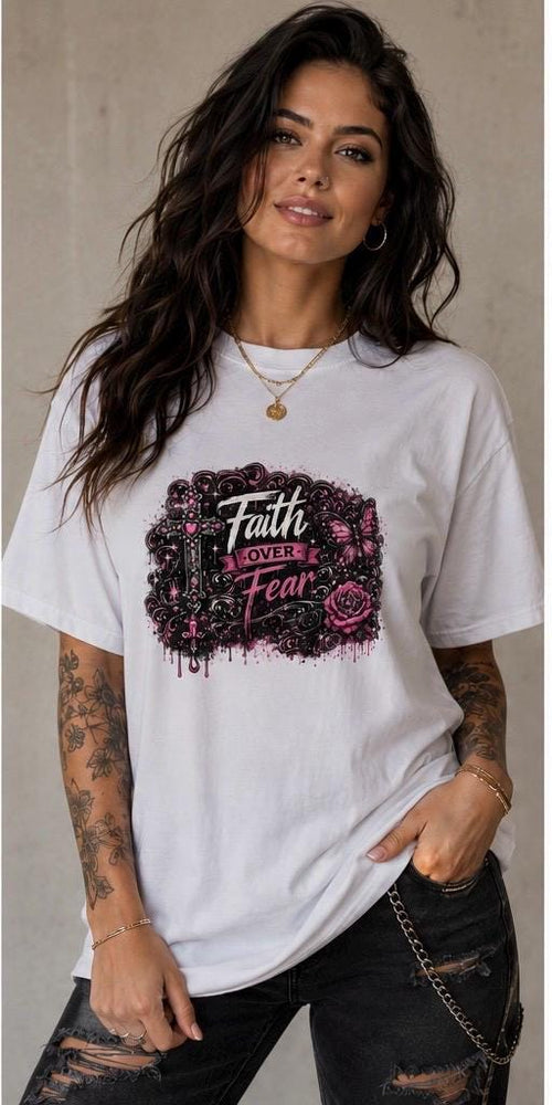 Faith Over Fear Christian T Shirt