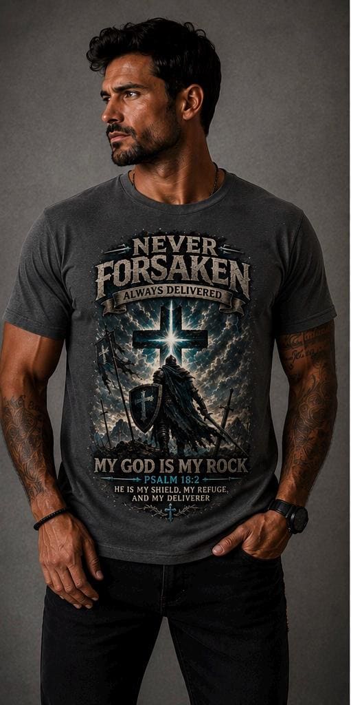 Never Forsaken™ Christian T-Shirt