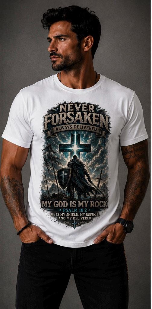 Never Forsaken™ Christian T-Shirt